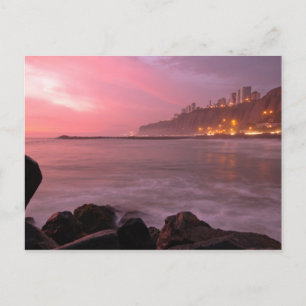 Carte postale Miraflores Rosa, Lima, Pérou