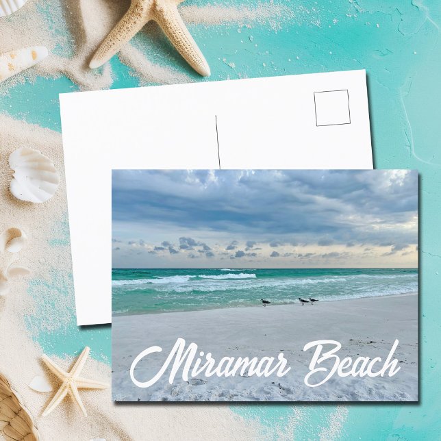 Carte Postale Miramar Beach Floride Belle photographie océanique (Créateur téléchargé)