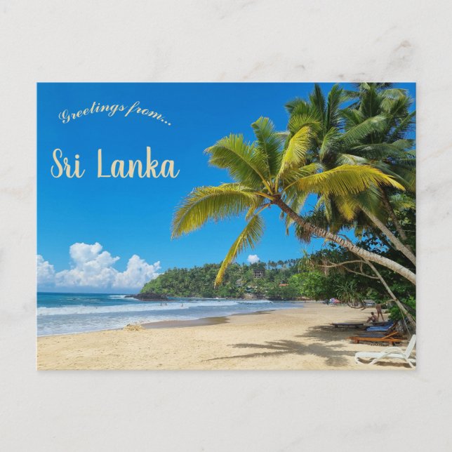 Carte Postale Mirissa Sri Lanka (Devant)