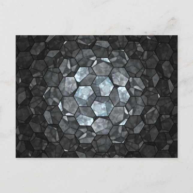 Carte postale miroir fractale (Devant)
