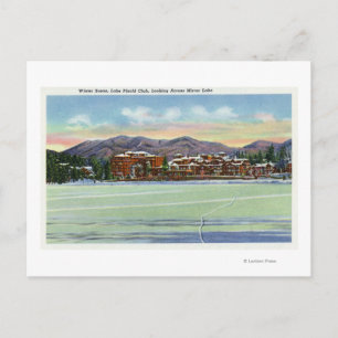 Carte Postale Mirror Lake Vue du Lake Placid Club à