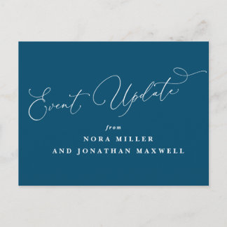 Carte postale Mise à jour des événements de script