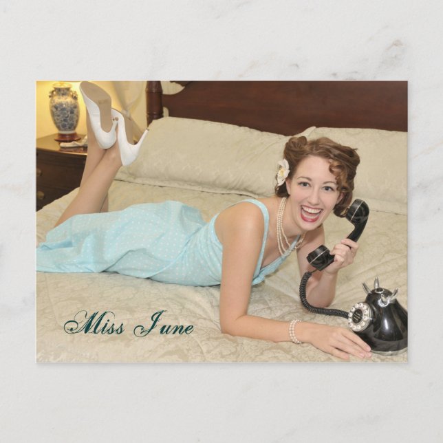 Carte Postale Miss June-Postcard (Devant)