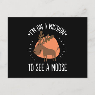 Carte Postale Mission De Voir Un Humour Amusant D'Oie Mignonne M