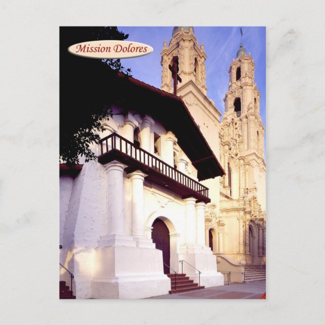 Carte Postale Mission Dolores, San Francisco, Californie (Devant)