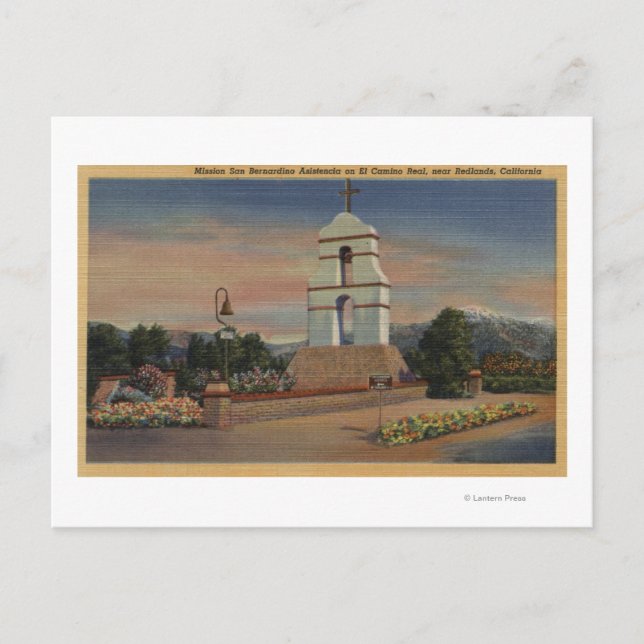 Carte Postale Mission San Bernardino Asistencia (Devant)