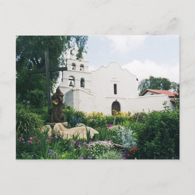 Carte Postale Mission San Diego de Alcala (Devant)