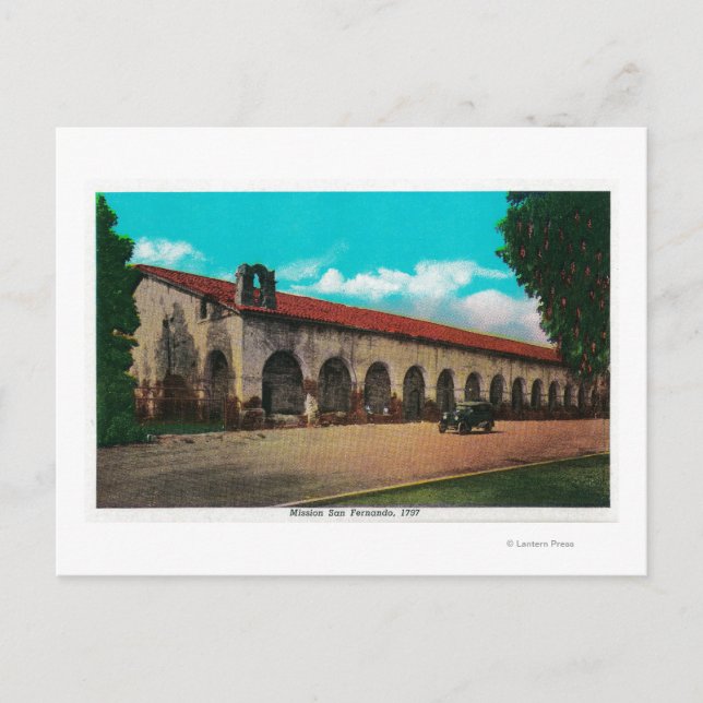 Carte Postale Mission San Fernando San Fernando, CA (Devant)