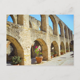 Carte Postale Mission San Jose Convent Arcs, San Antonio, TX