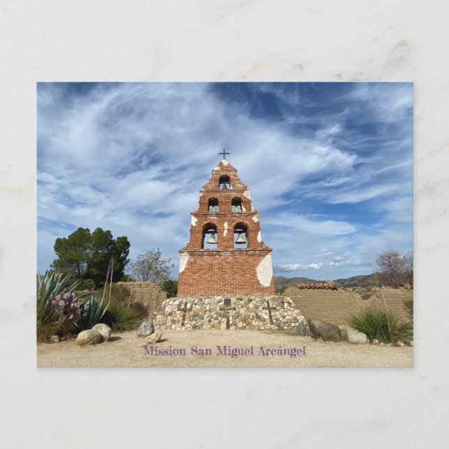Carte Postale Mission San Miguel Arcángel (Devant)