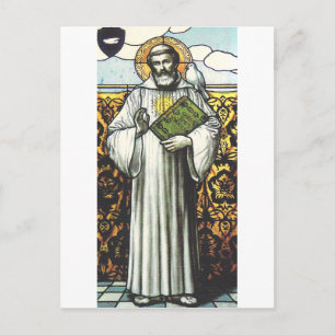 Carte Postale missionnaire irlandais Saint-Columbanus