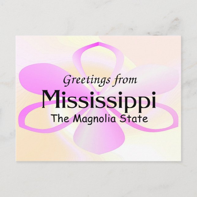 Carte Postale Mississippi (Devant)