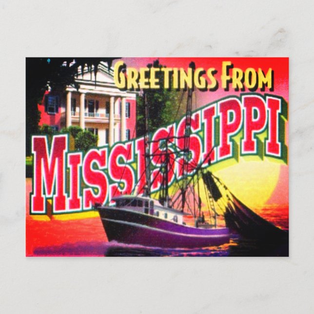 Carte postale Mississippi (Devant)