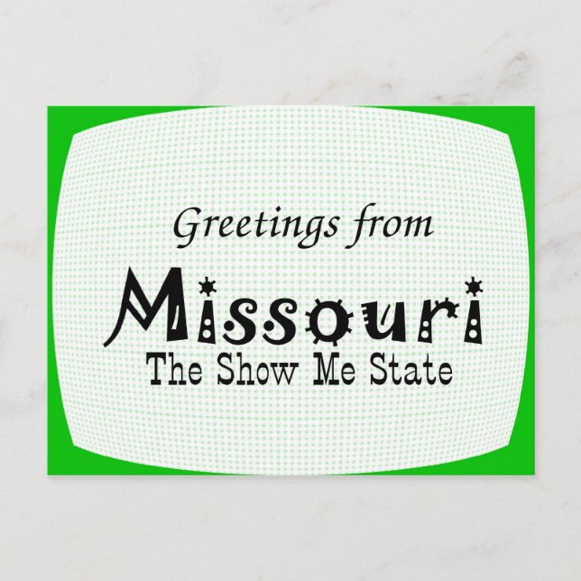 Carte Postale Missouri (Devant)
