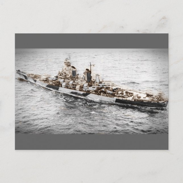 Carte Postale Missouri en mer (Devant)