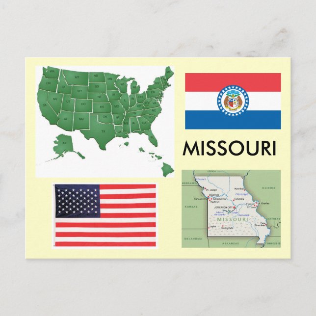 Carte Postale Missouri, États-Unis (Devant)