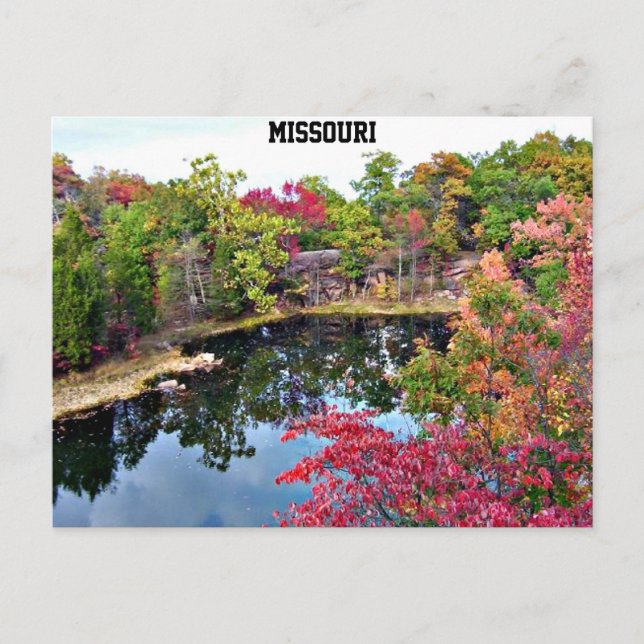 Carte Postale Missouri Fall Photographie (Devant)