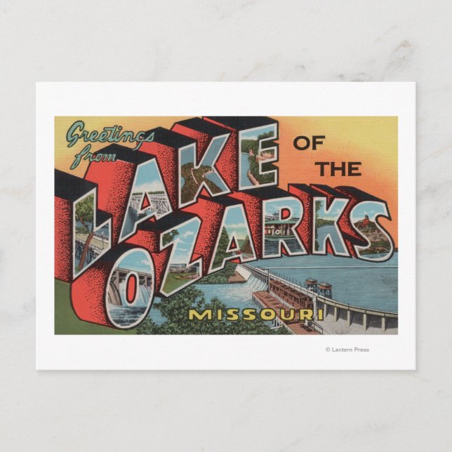 Carte Postale Missouri - Lac des Ozarks 2 (Devant)
