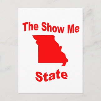 Carte Postale Missouri : L'état Show Me