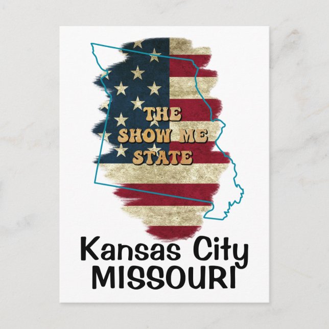 Carte postale Missouri State Holiday personnalisée (Devant)