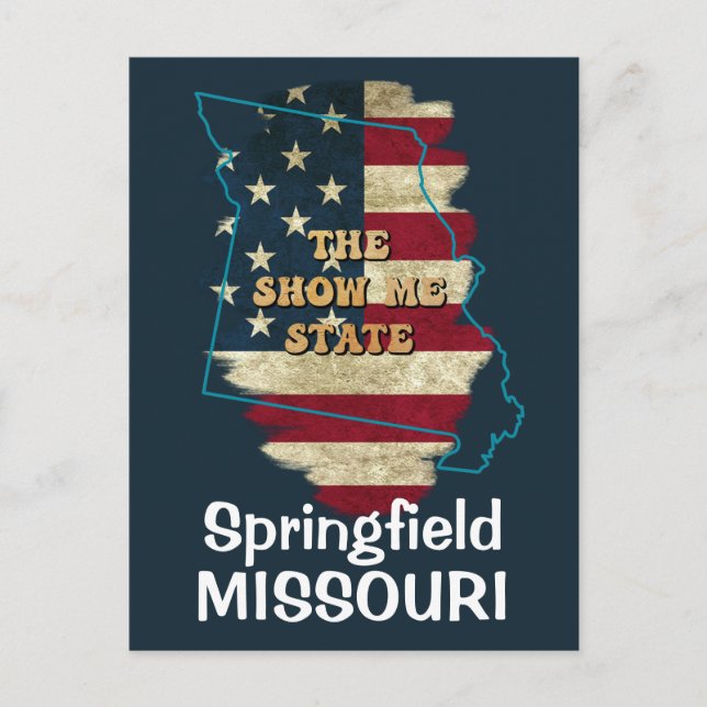 Carte postale Missouri State Holiday personnalisée (Devant)
