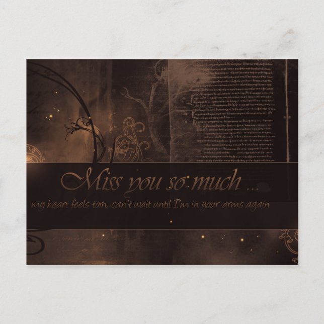 Carte Postale MissYouSoMuch (Devant)