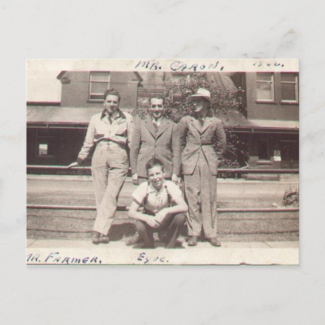 Carte Postale Mister Farmer en 1940 (Devant)