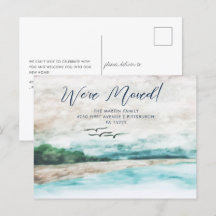 Misty Aquarelle Paysage Nous Avons Déménagé