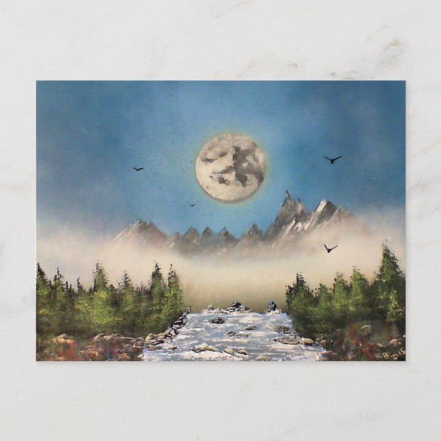 Carte Postale Misty Falls (Devant)