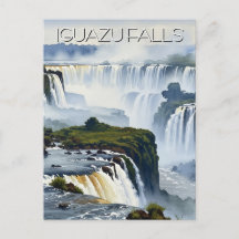 Misty Iguazu Falls Argentine