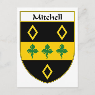 Carte Postale Mitchell Armoiries/crête de famille