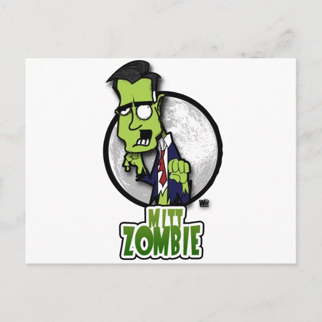 Carte Postale Mitt Zombie (Devant)