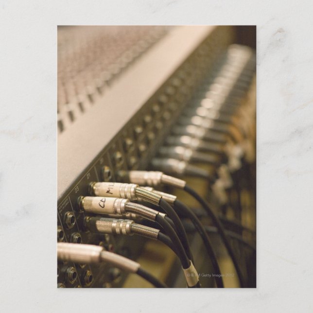 Carte Postale Mixeur audio (Devant)