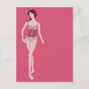 Carte Postale m'lady mannequin