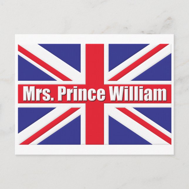Carte Postale Mme Prince William (Devant)