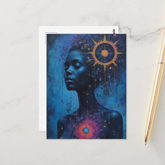 Carte Postale Mme Tarot (Devant/Arrière en situation)