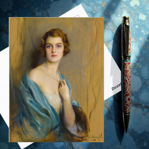 Carte Postale Mme William Burden,