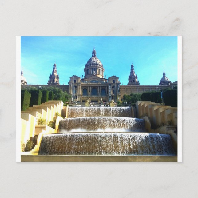 Carte Postale MNAC, (Musée d'Art) Barcelone, Espagne (Devant)