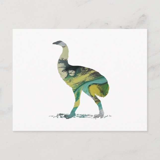 Carte Postale Moa Bird Art (Devant)