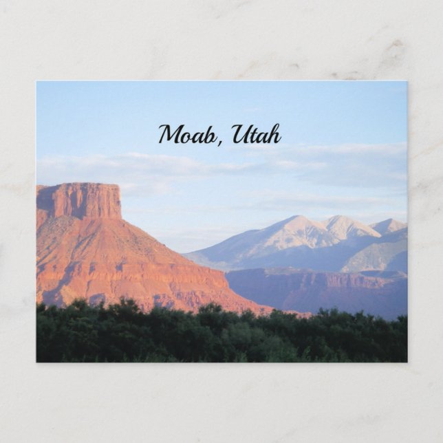 Carte Postale Moab, Utah (Devant)