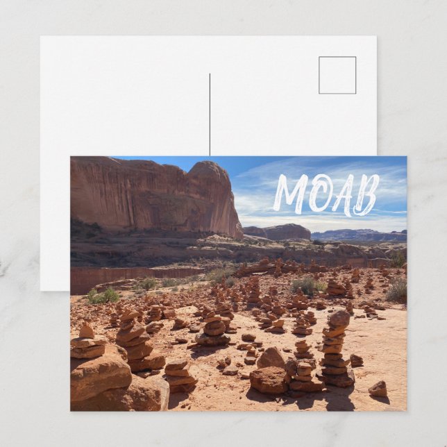 Carte Postale Moab Utah (Devant / Derrière)