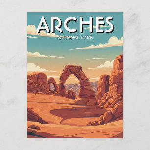 Carte Postale Moab Utah Parc national des Arches Arche délicate