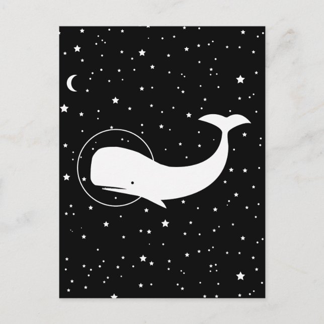 Carte Postale Moby dans l'espace (Devant)
