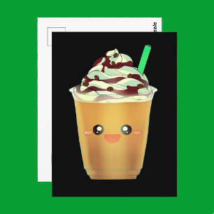 Carte Postale Mocha Café Iced Blond Boisson