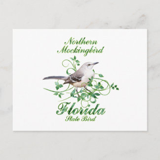 Carte Postale Mockingbird Florida State Bird