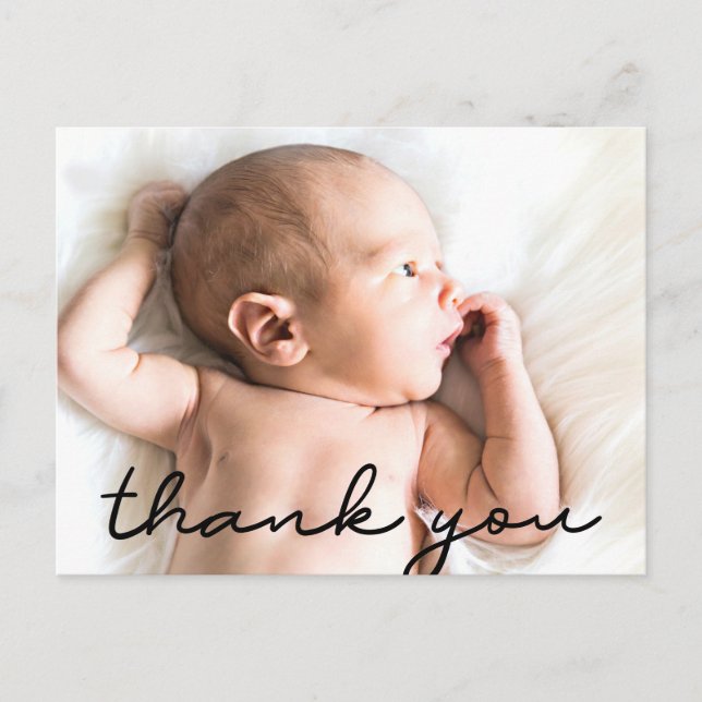 Carte Postale Mod Baby Nom et photo de naissance (Devant)