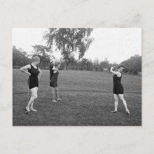 Carte Postale Mode de golf féminin des années 1920