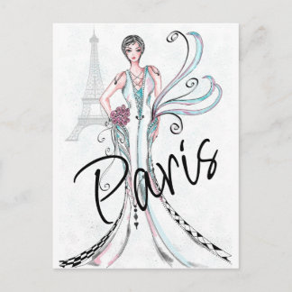Carte Postale Mode de Paris