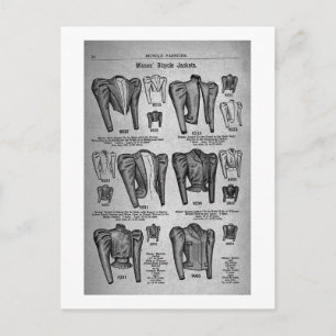 Carte Postale Mode vélo1897 - Vintage