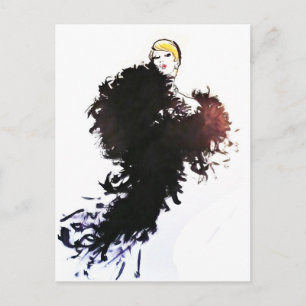 Carte Postale Mode vintage